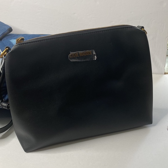 Steve Madden Bclair Quilted Denim Tote Bag Set - Picture 14 of 16